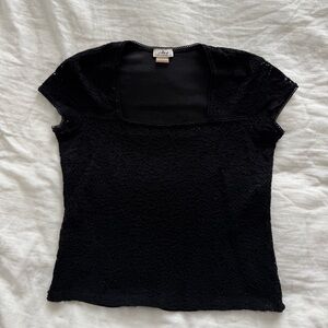 Vintage Lace Square Neck Top